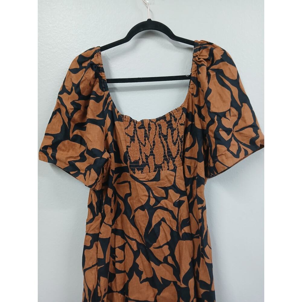 A new day Women's Puff Sleeve Linen Blend Mini Dress Size XXL - Picture 6 of 9